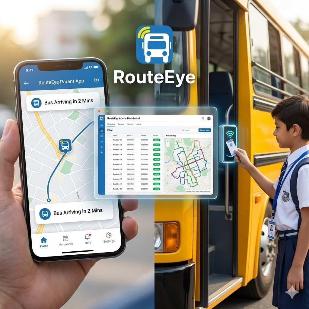 RouteEye smart school bus tracking system
